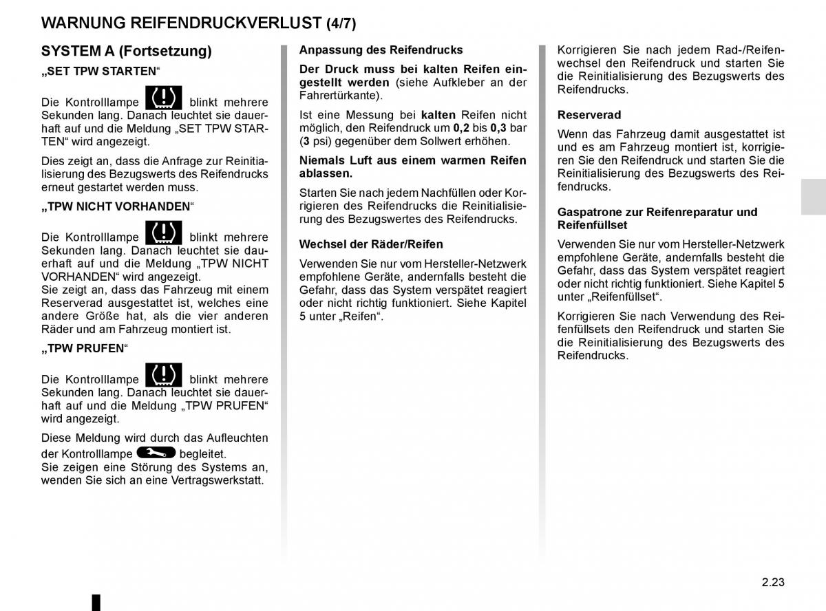 Renault Captur Handbuch / page 103