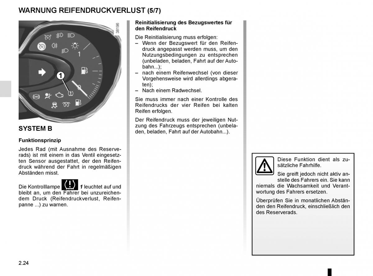 Renault Captur Handbuch / page 104