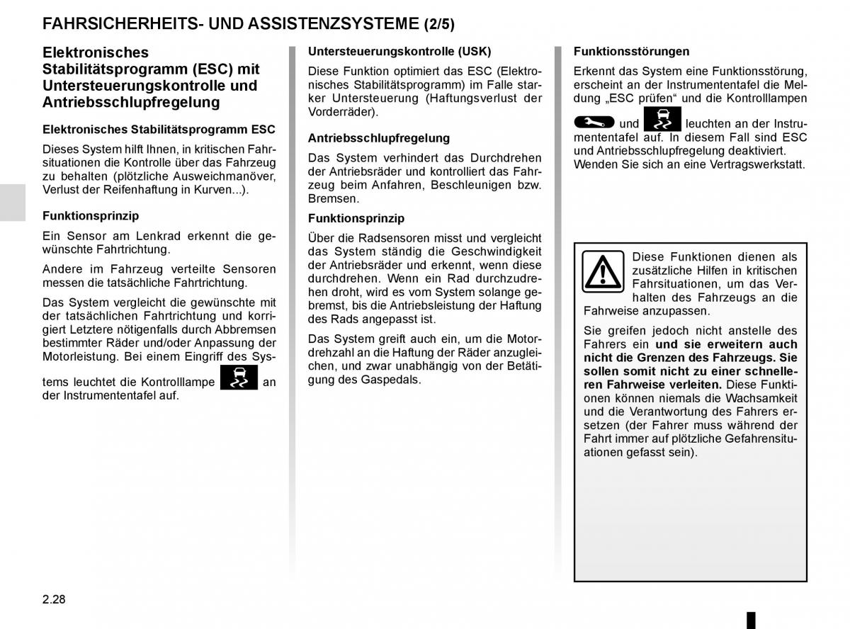 Renault Captur Handbuch / page 108