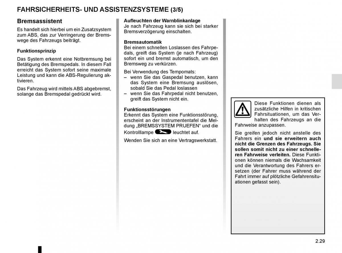 Renault Captur Handbuch / page 109