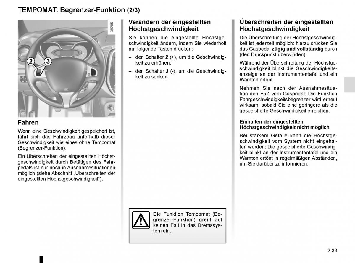 Renault Captur Handbuch / page 113