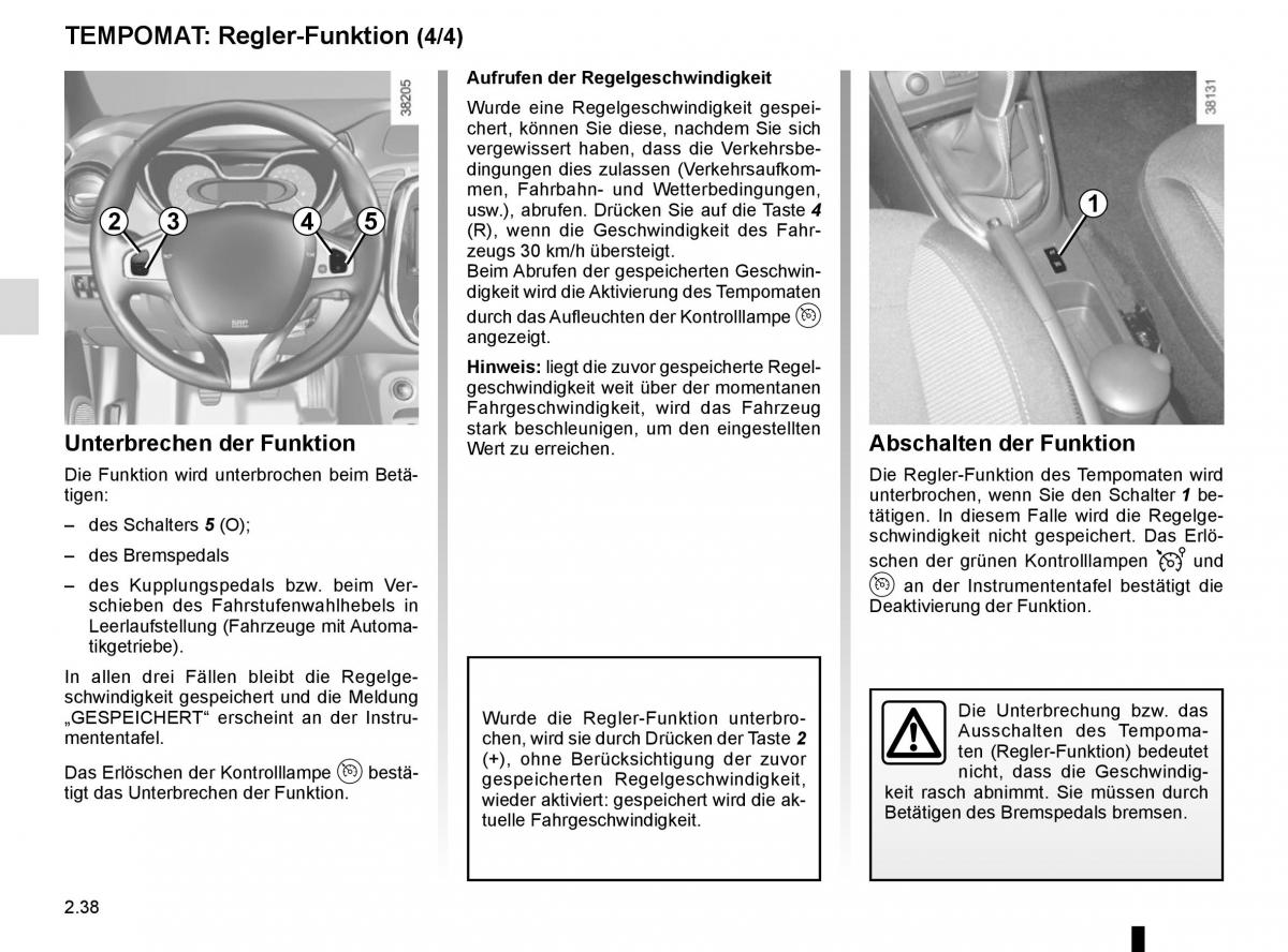 Renault Captur Handbuch / page 118