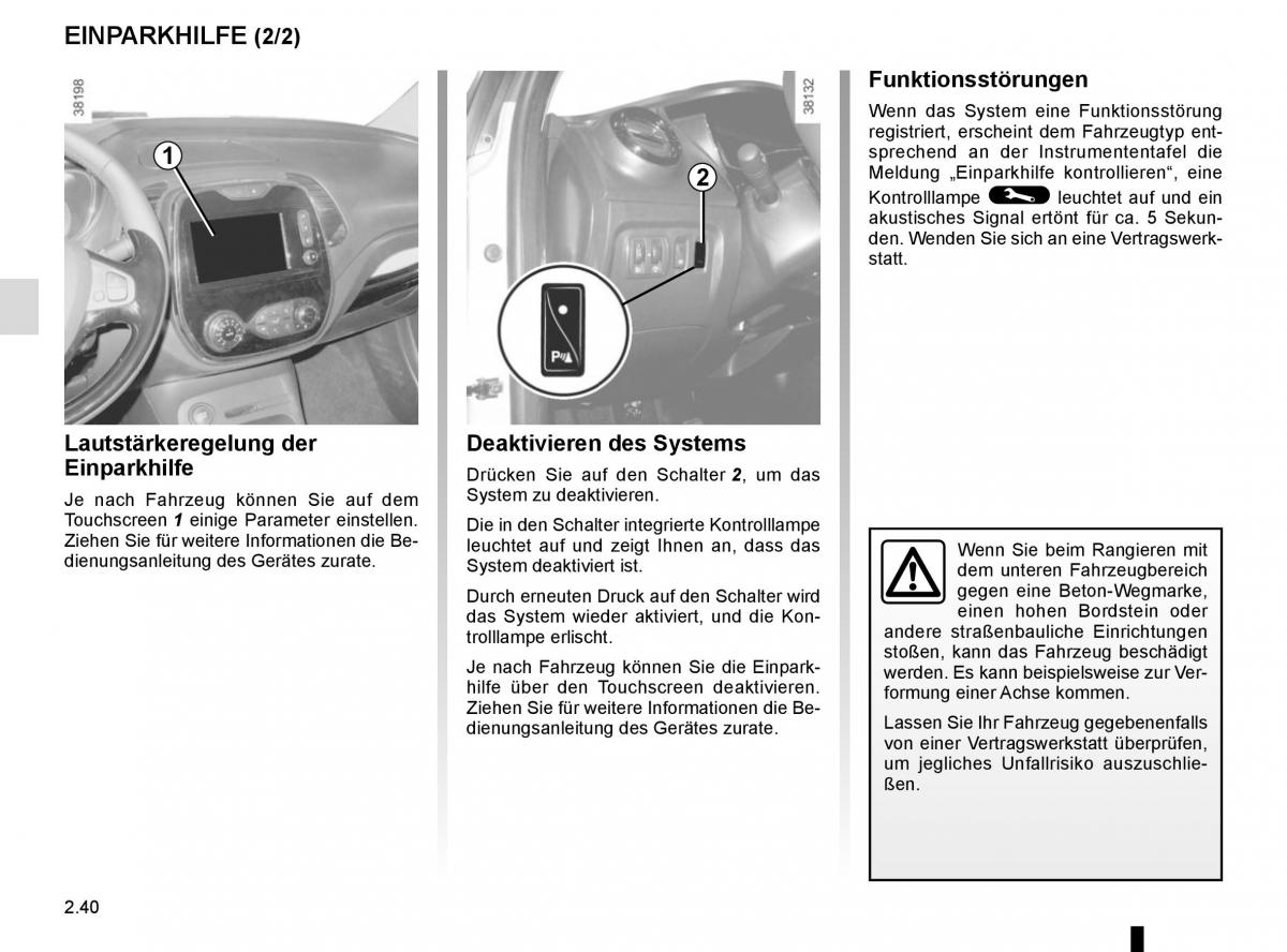 Renault Captur Handbuch / page 120