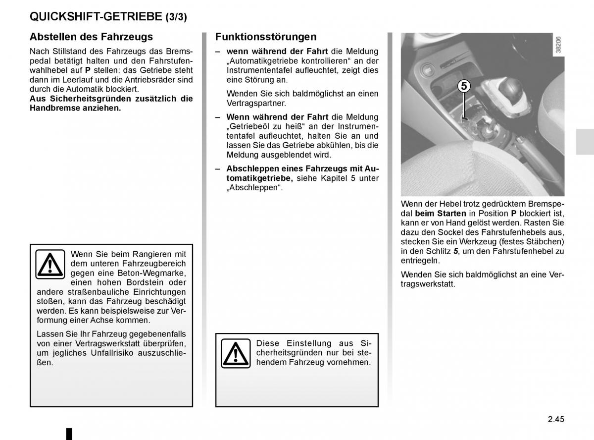 Renault Captur Handbuch / page 125