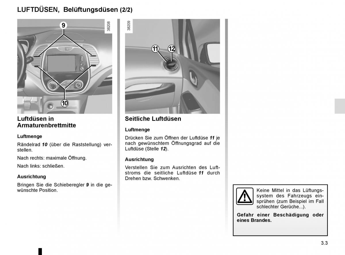 Renault Captur Handbuch / page 129