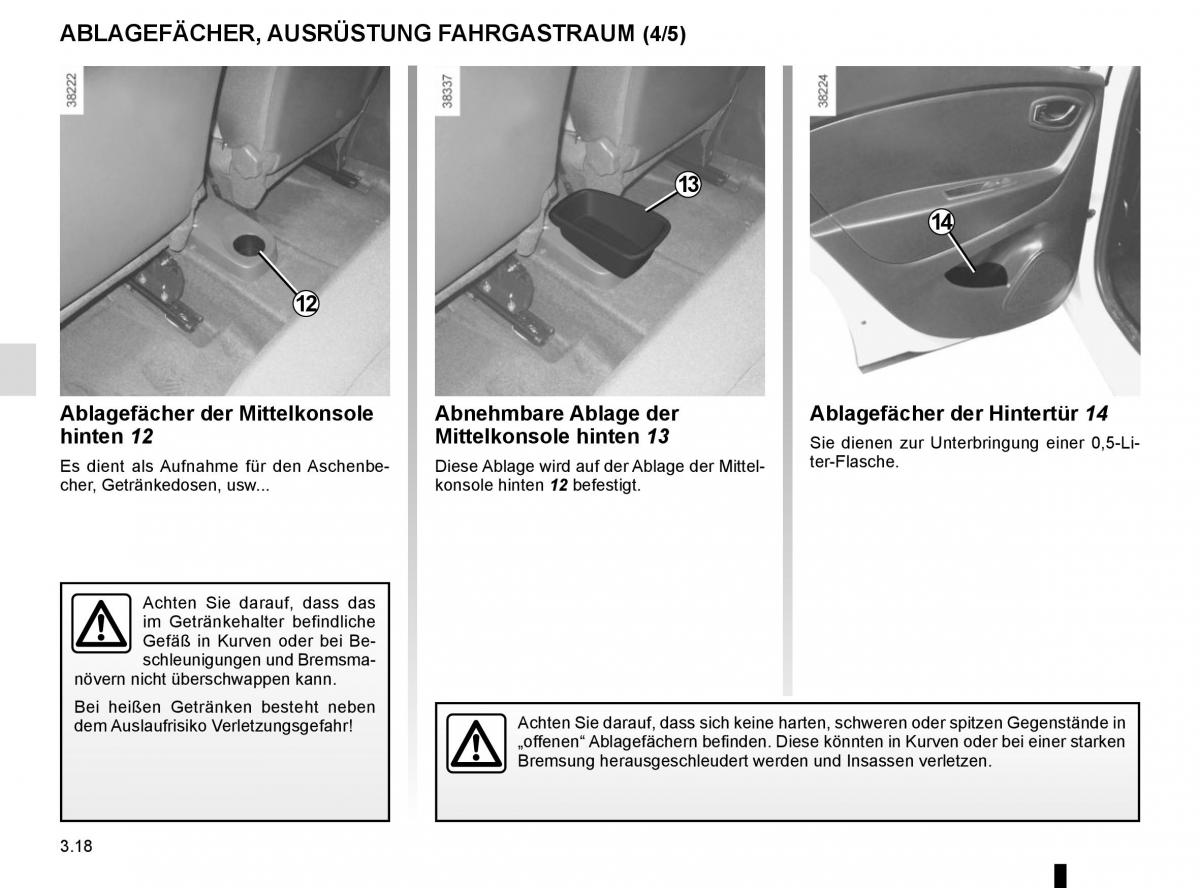 Renault Captur Handbuch / page 144