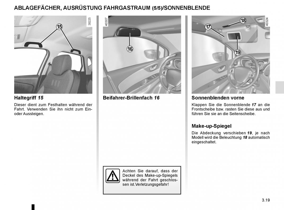 Renault Captur Handbuch / page 145