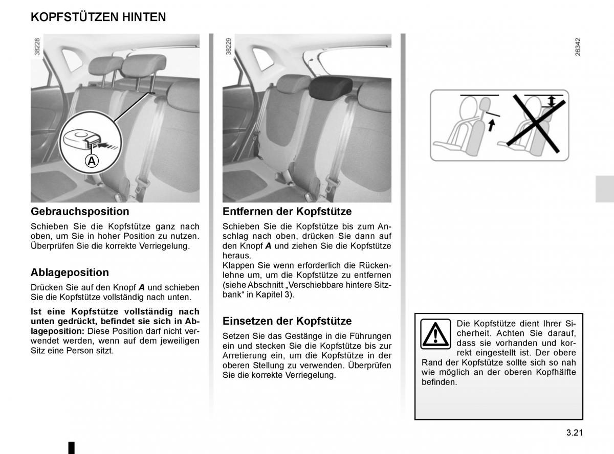 Renault Captur Handbuch / page 147