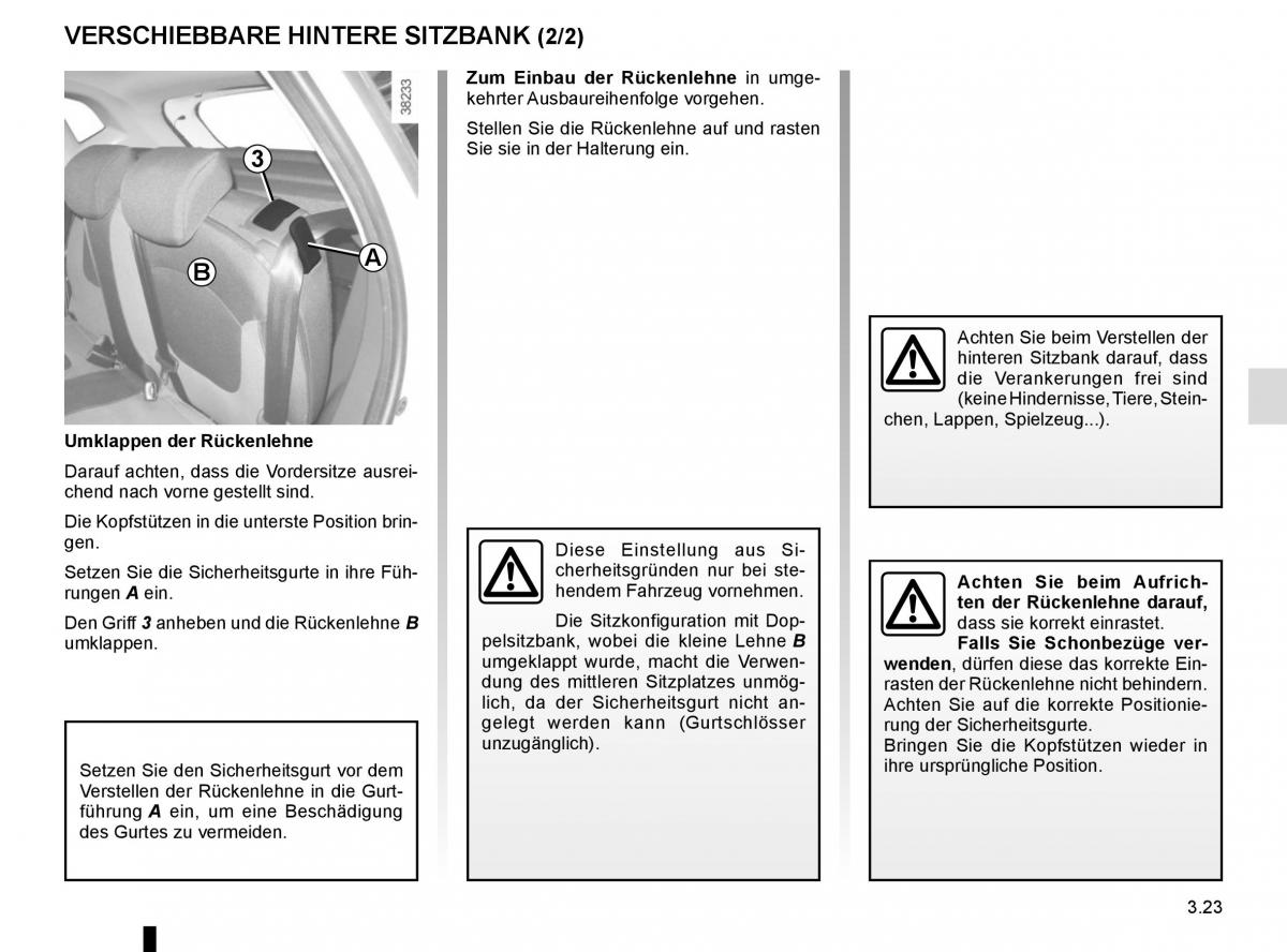 Renault Captur Handbuch / page 149