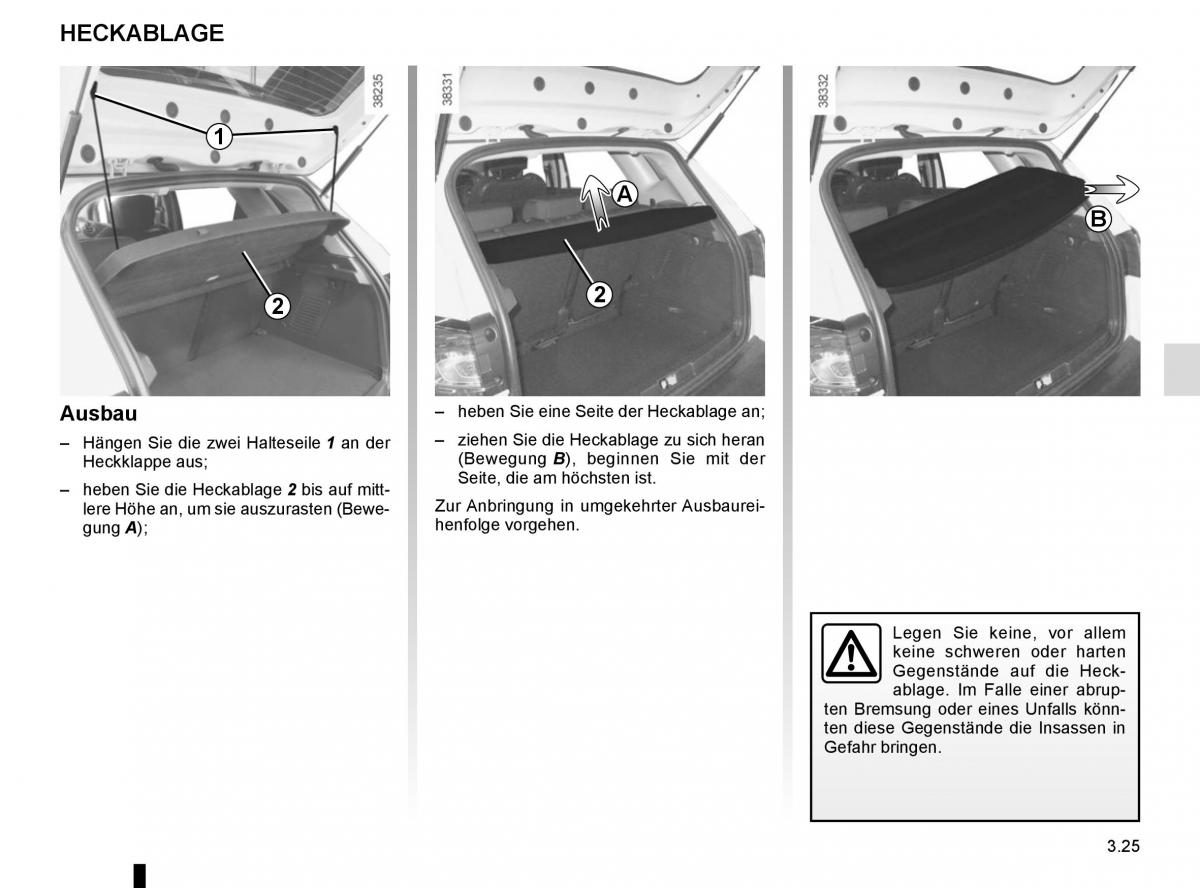 Renault Captur Handbuch / page 151