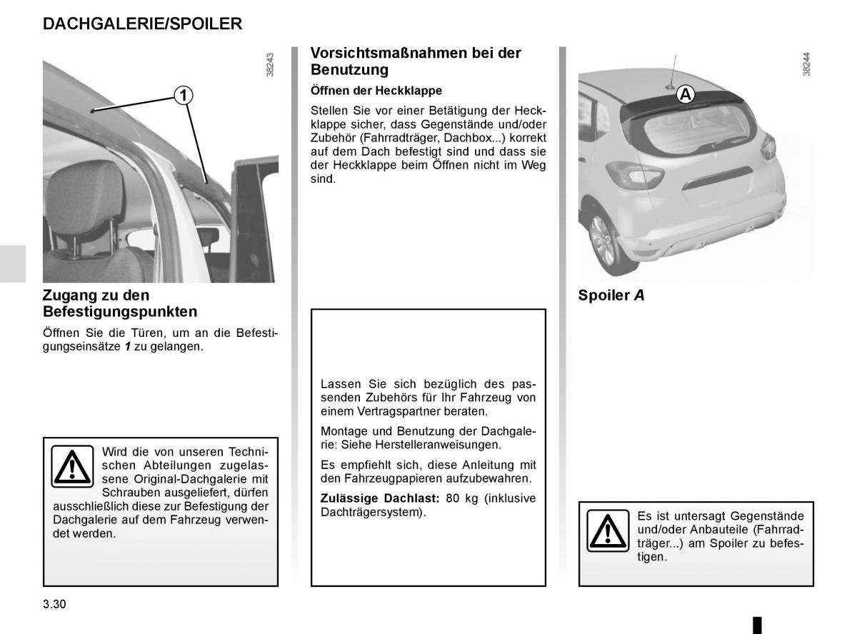 Renault Captur Handbuch / page 156