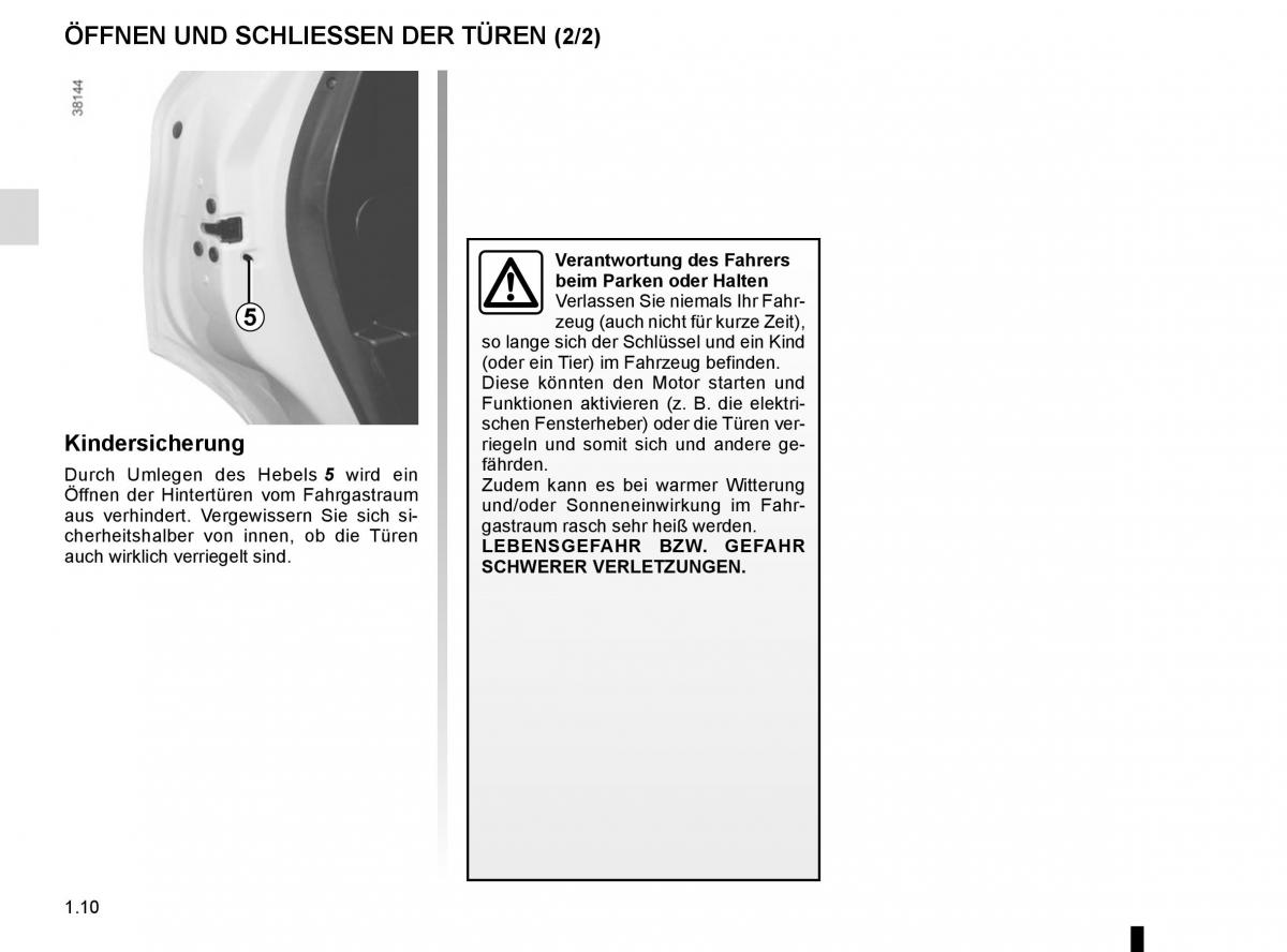 Renault Captur Handbuch / page 16