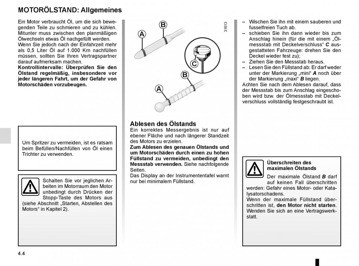 Renault Captur Handbuch / page 162