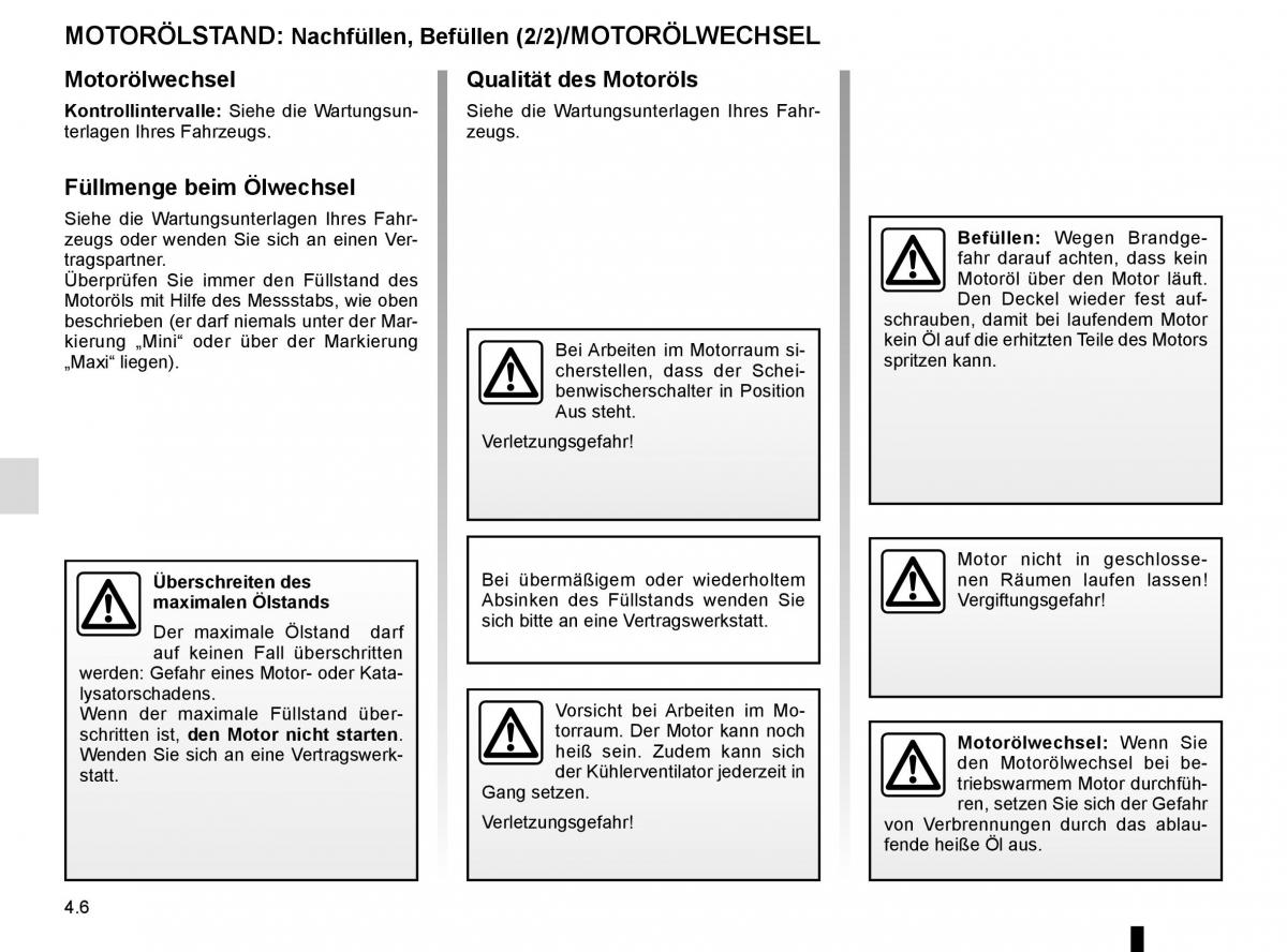 Renault Captur Handbuch / page 164