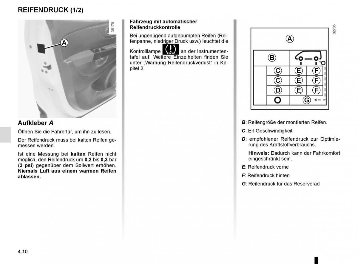 Renault Captur Handbuch / page 168