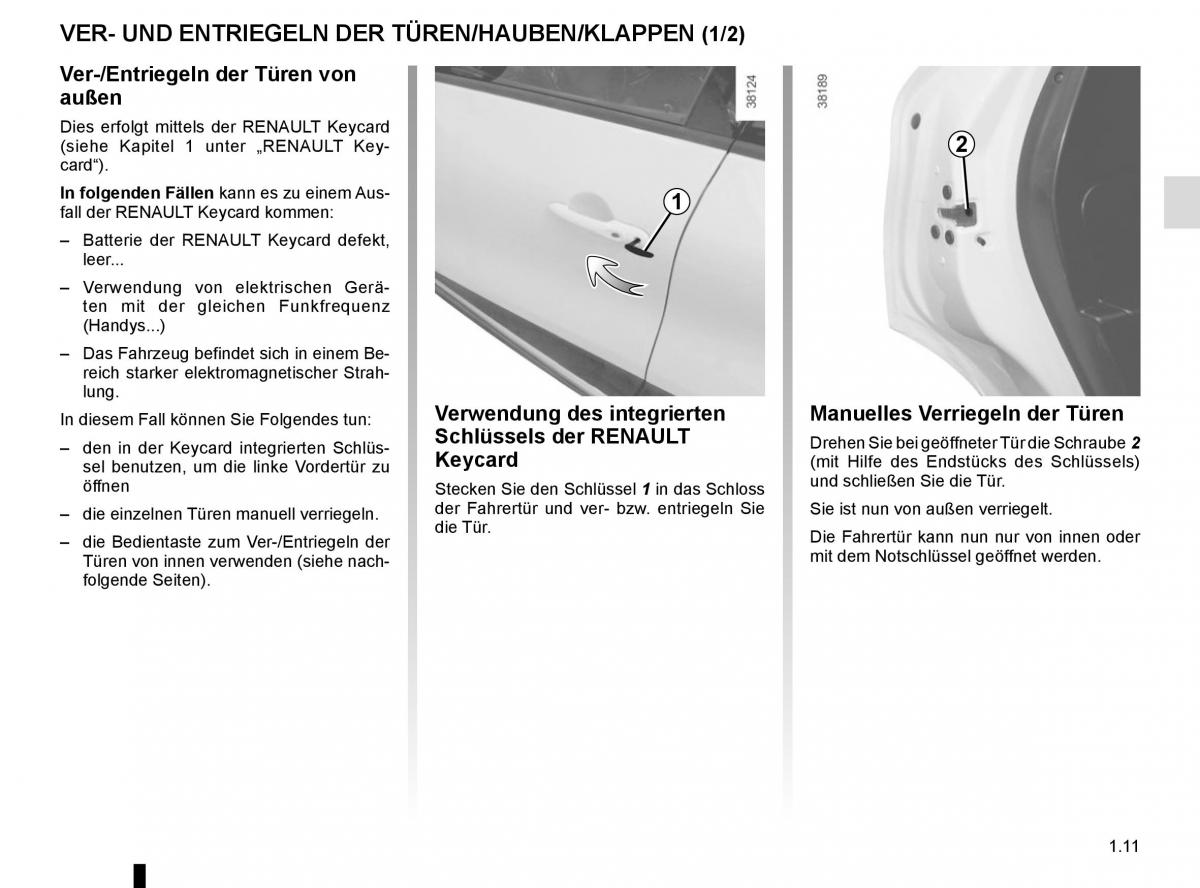 Renault Captur Handbuch / page 17