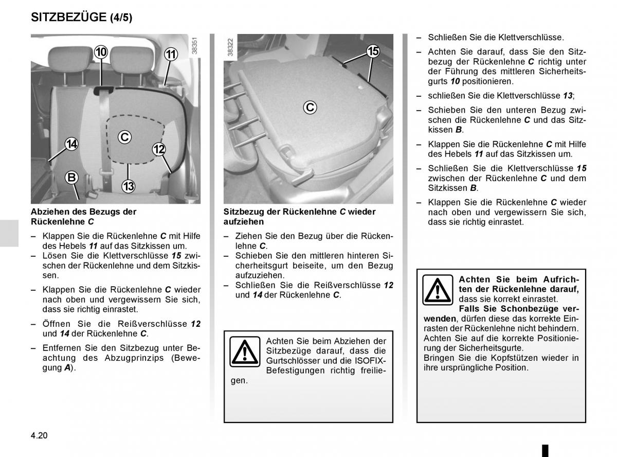 Renault Captur Handbuch / page 178