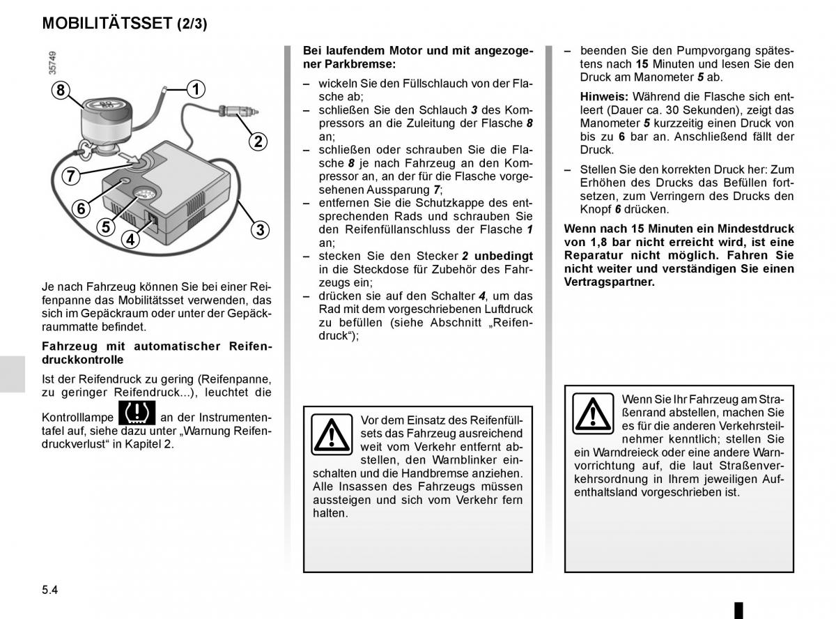 Renault Captur Handbuch / page 184