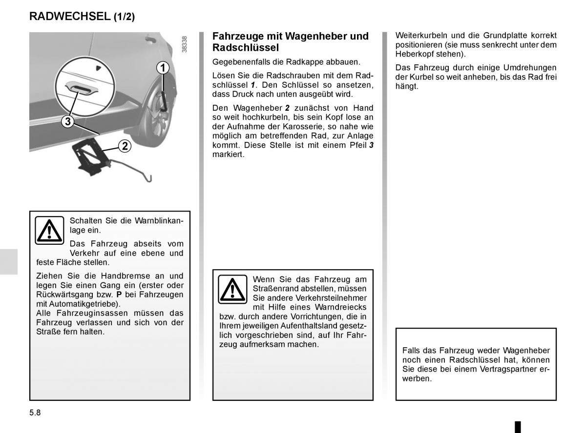 Renault Captur Handbuch / page 188