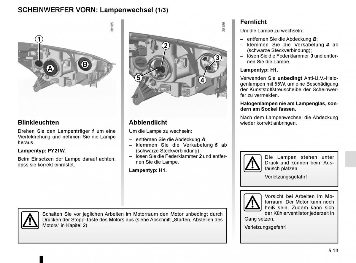 Renault Captur Handbuch / page 193