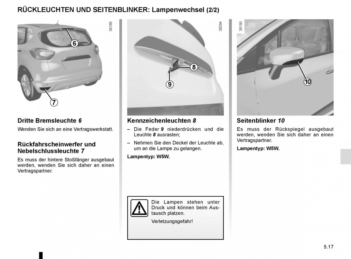 Renault Captur Handbuch / page 197