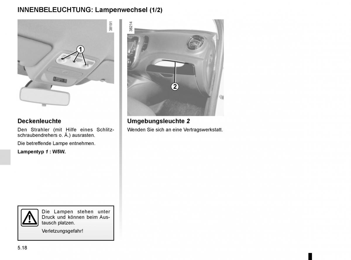 Renault Captur Handbuch / page 198