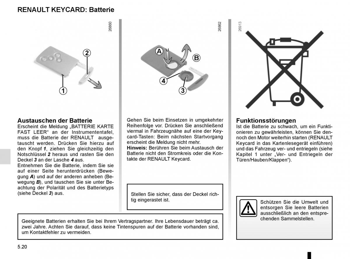 Renault Captur Handbuch / page 200