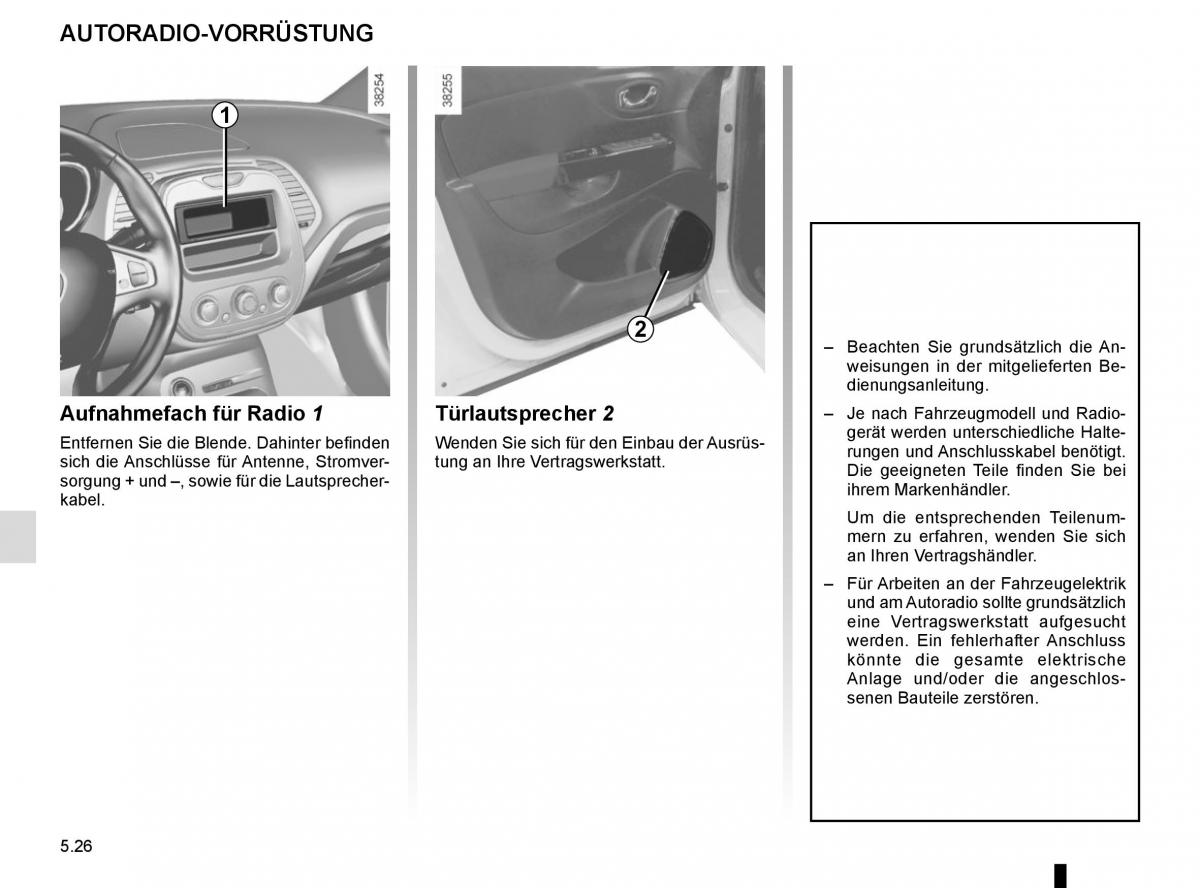 Renault Captur Handbuch / page 206