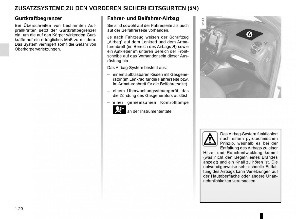 Renault Captur Handbuch / page 26