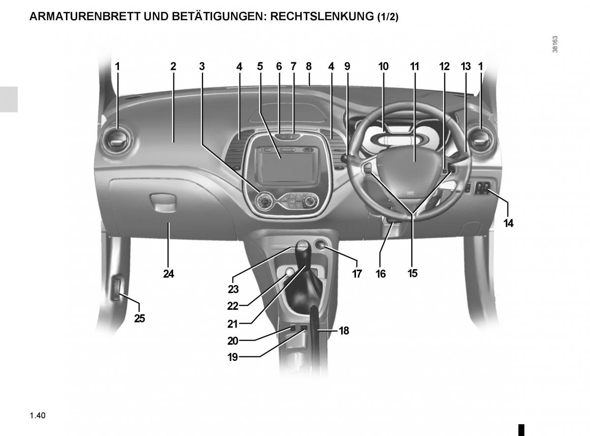 Renault Captur Handbuch / page 46