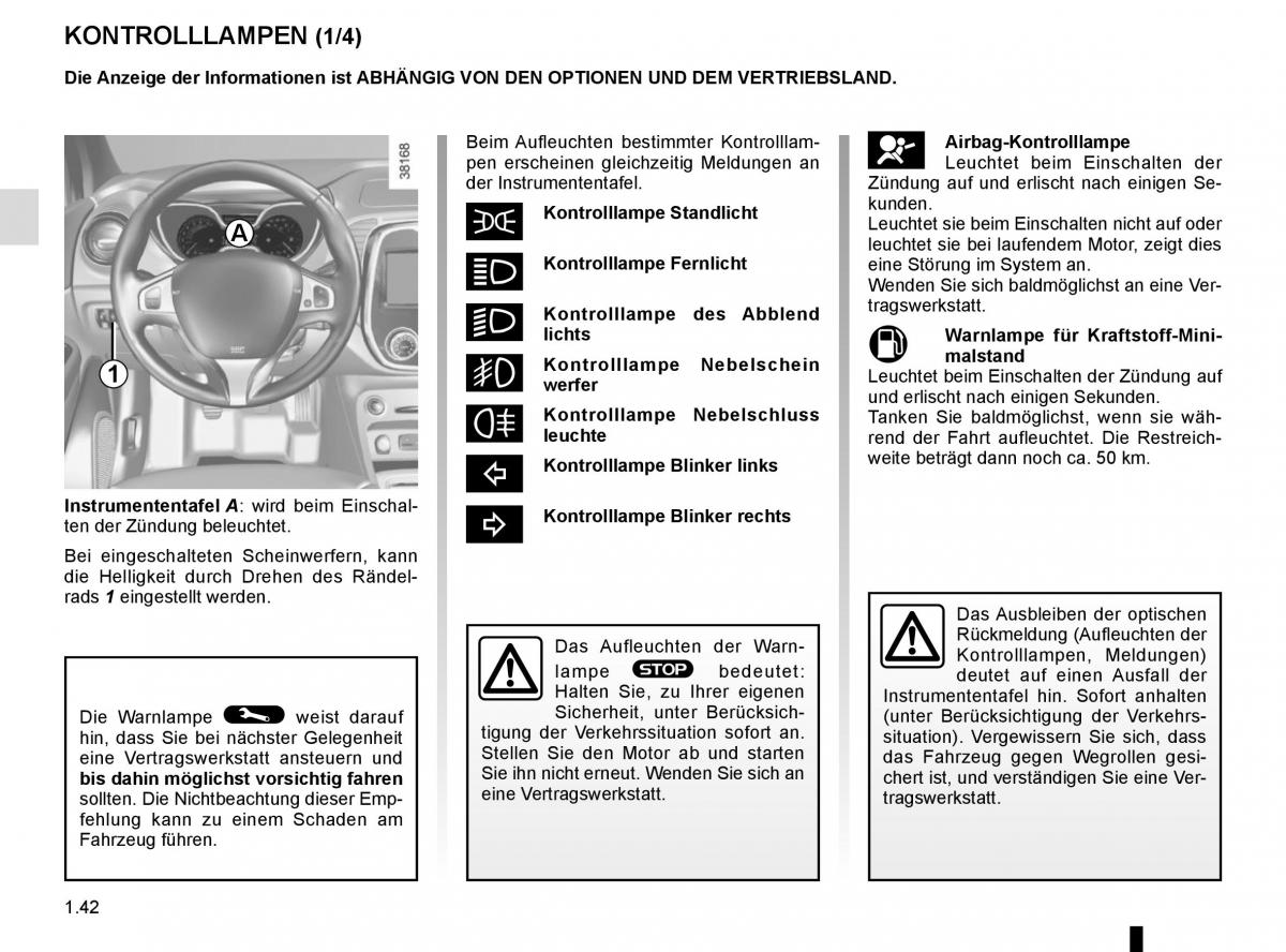 Renault Captur Handbuch / page 48