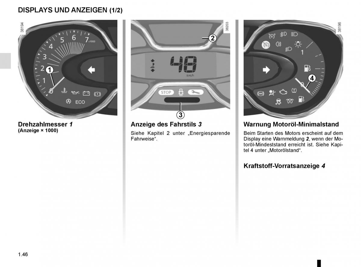 Renault Captur Handbuch / page 52