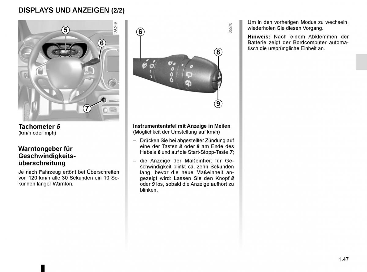 Renault Captur Handbuch / page 53