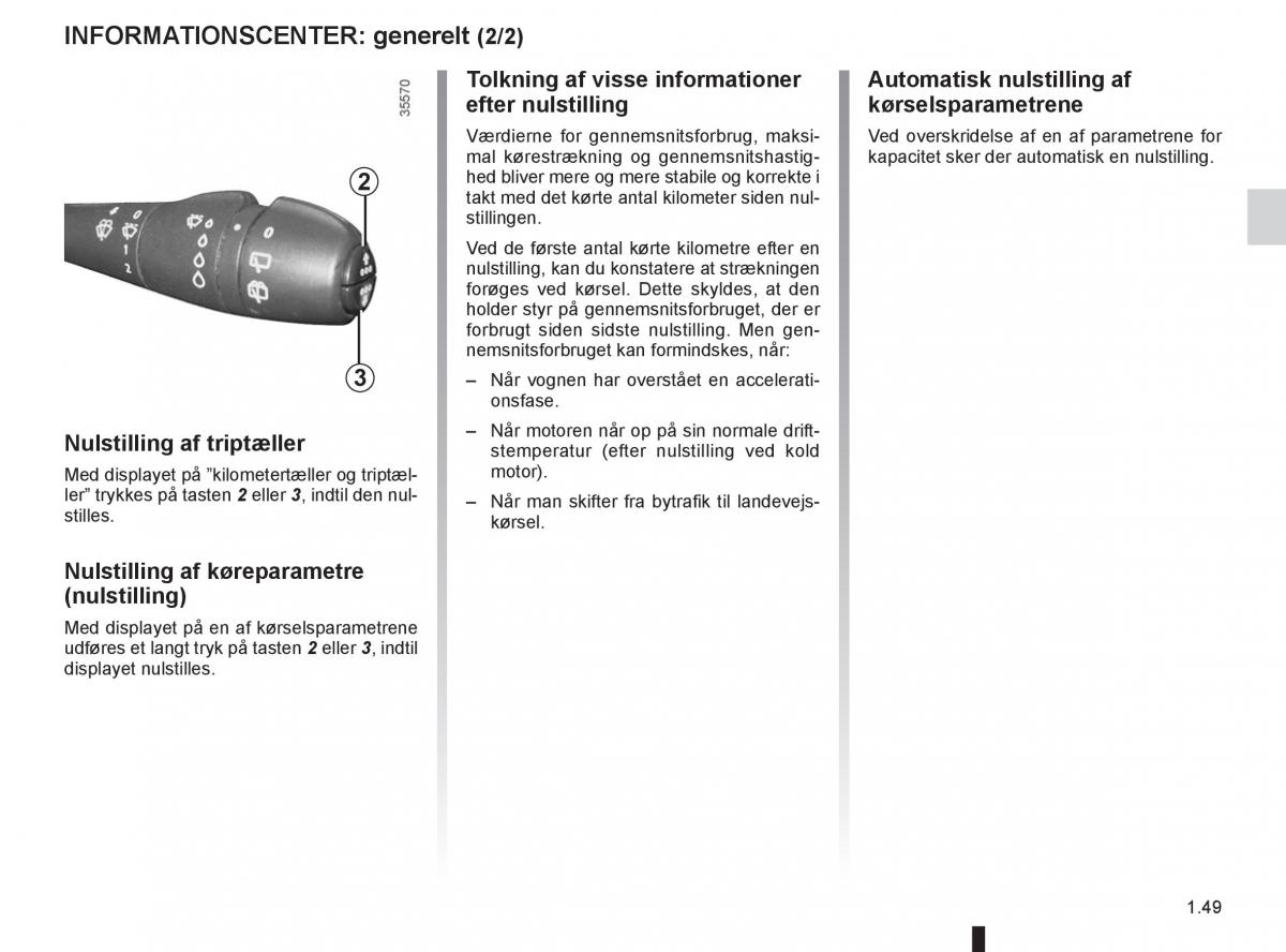 Renault Captur Bilens instruktionsbog / page 55