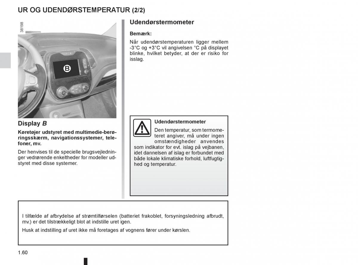 Renault Captur Bilens instruktionsbog / page 66