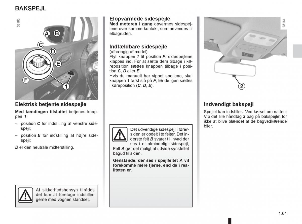 Renault Captur Bilens instruktionsbog / page 67