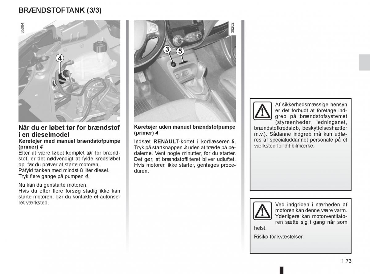 Renault Captur Bilens instruktionsbog / page 79