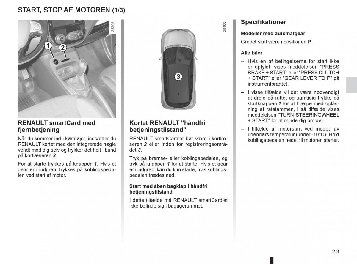 Renault Captur Bilens instruktionsbog / page 83