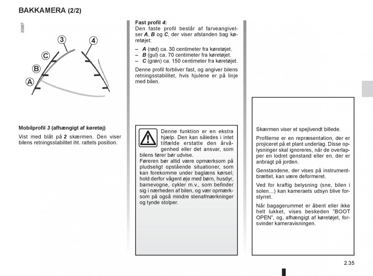 Renault Captur Bilens instruktionsbog / page 115