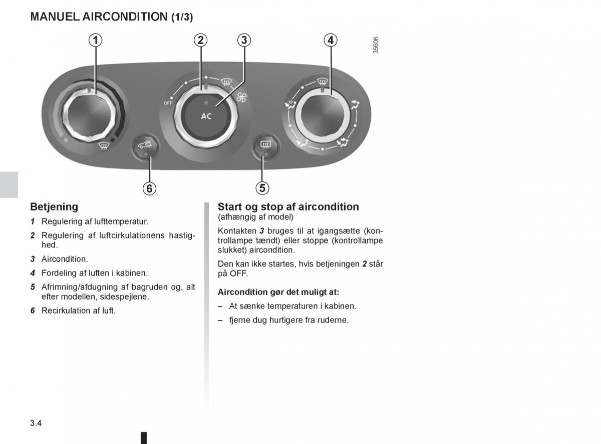 Renault Captur Bilens instruktionsbog / page 122