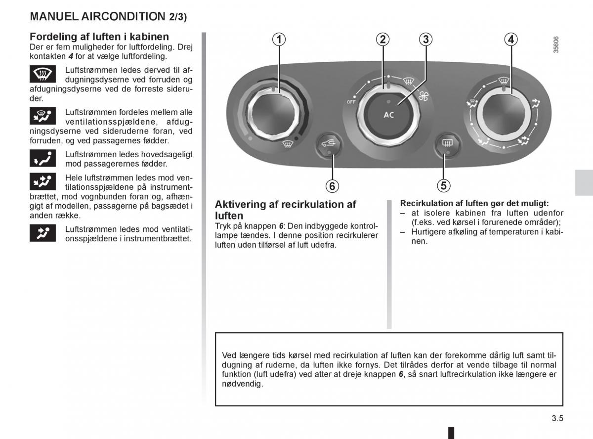 Renault Captur Bilens instruktionsbog / page 123