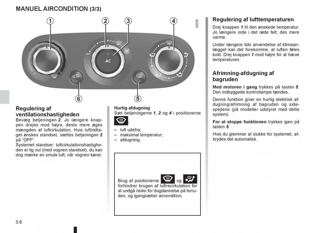 Renault Captur Bilens instruktionsbog / page 124