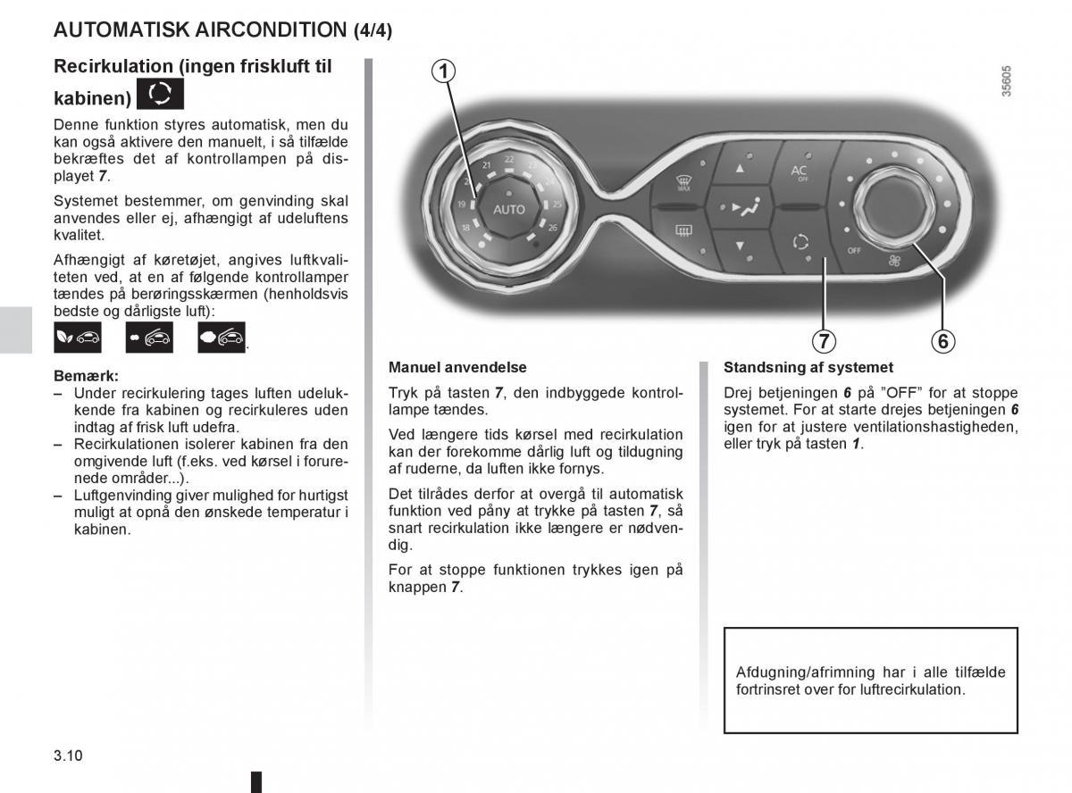 Renault Captur Bilens instruktionsbog / page 128