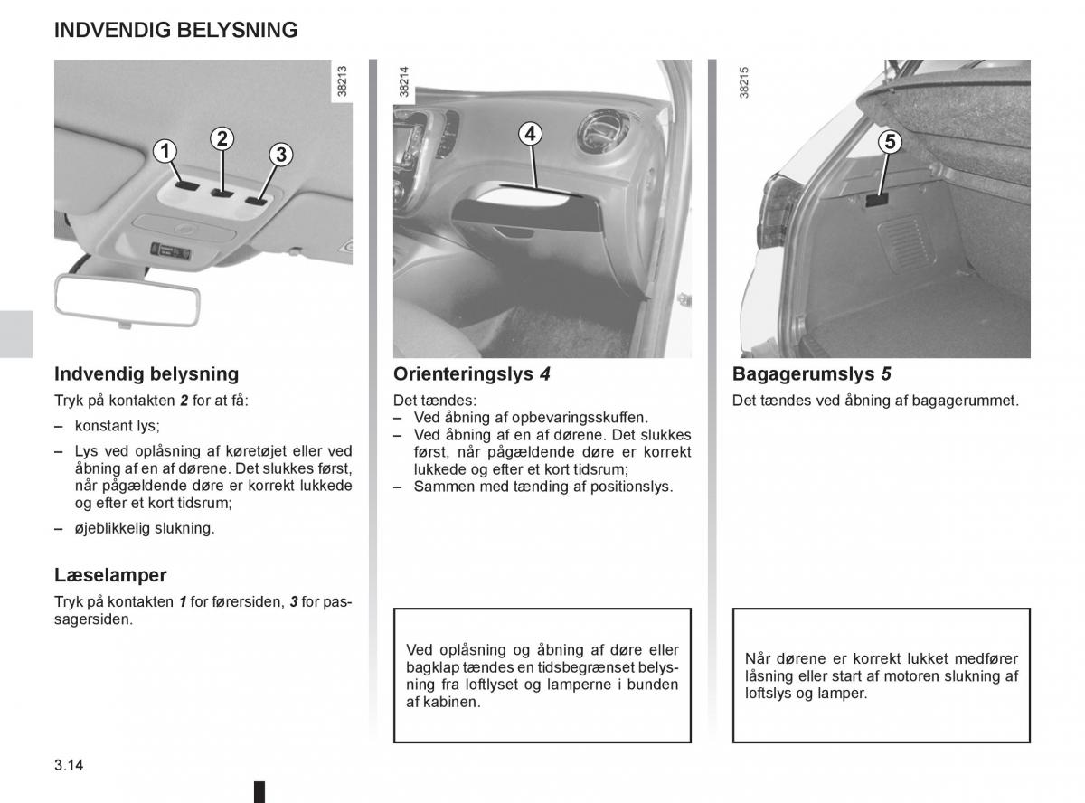 Renault Captur Bilens instruktionsbog / page 132