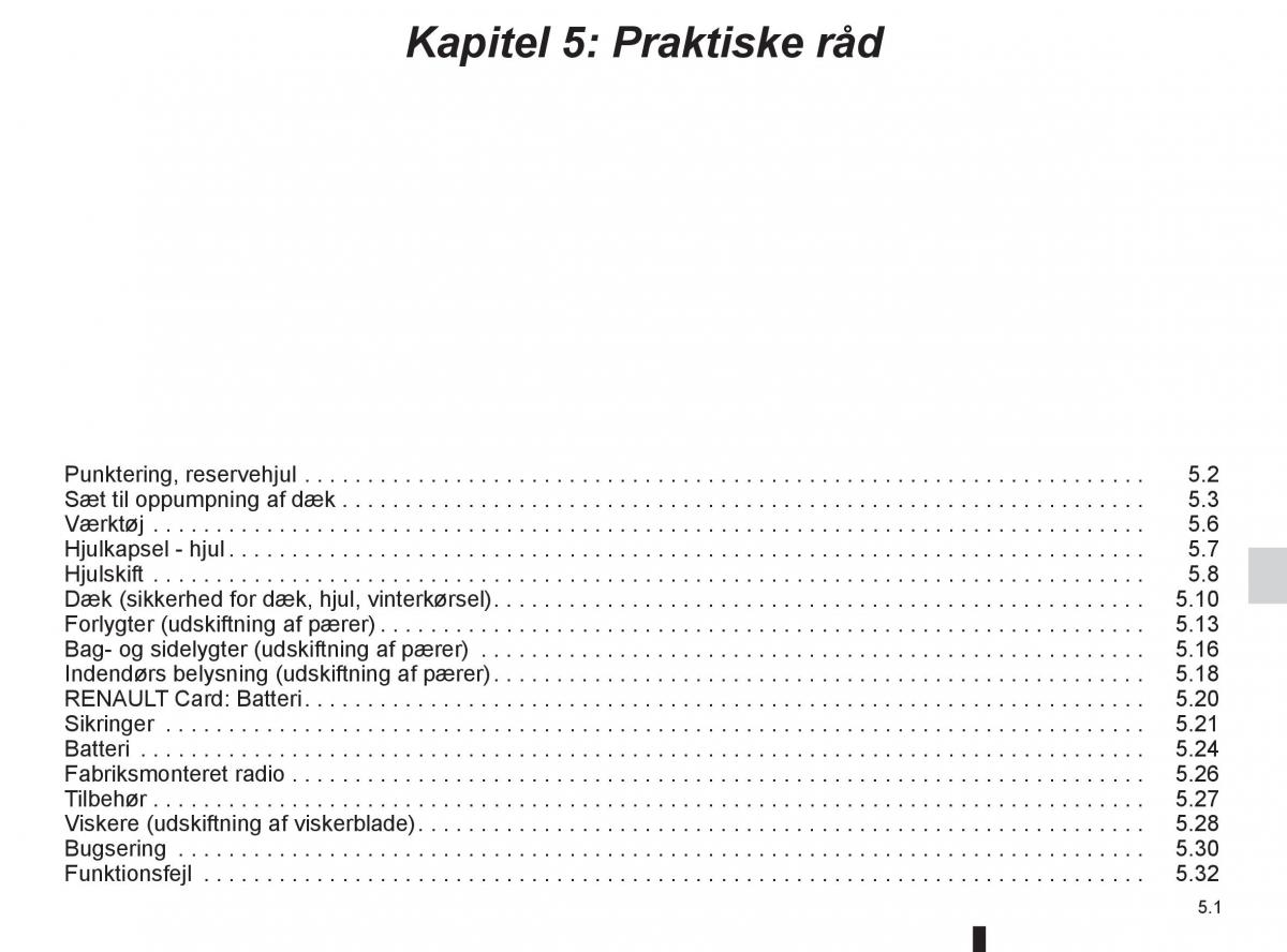 Renault Captur Bilens instruktionsbog / page 171