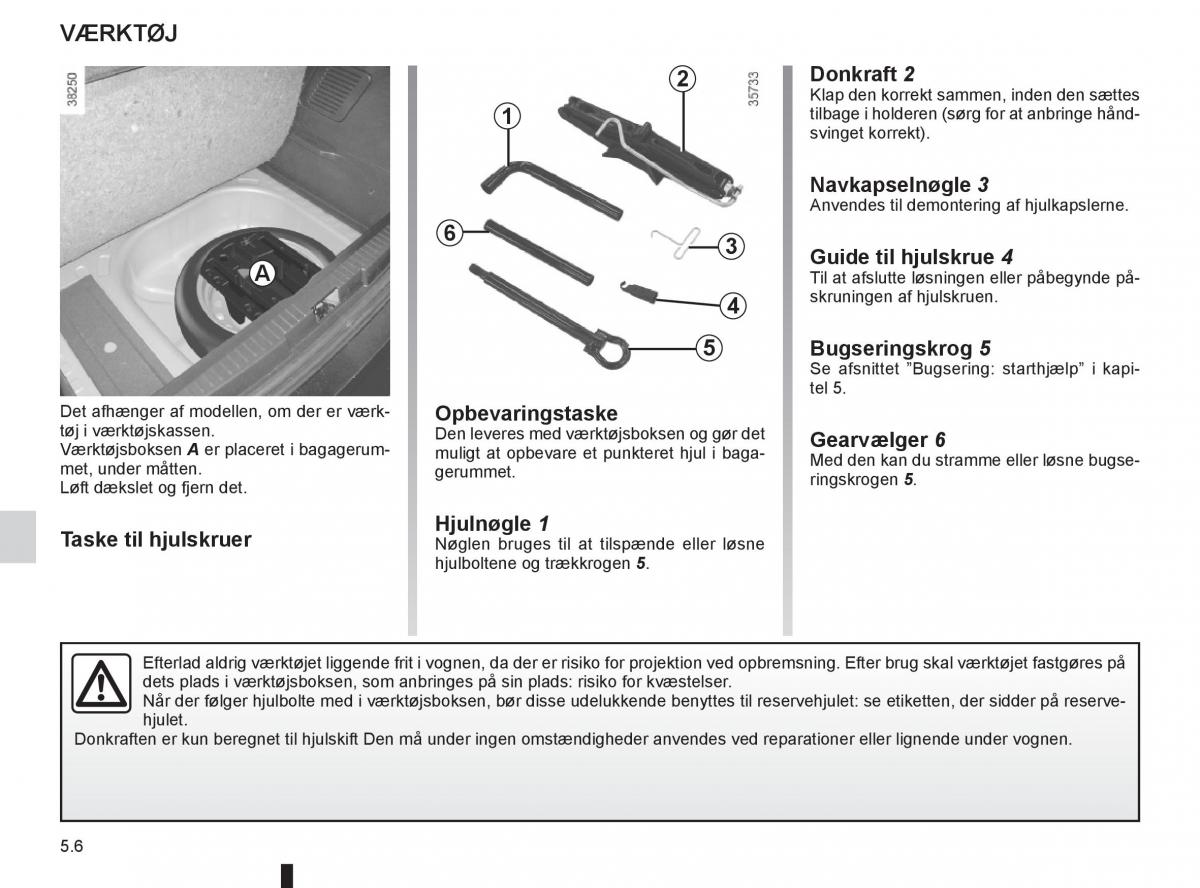 Renault Captur Bilens instruktionsbog / page 176