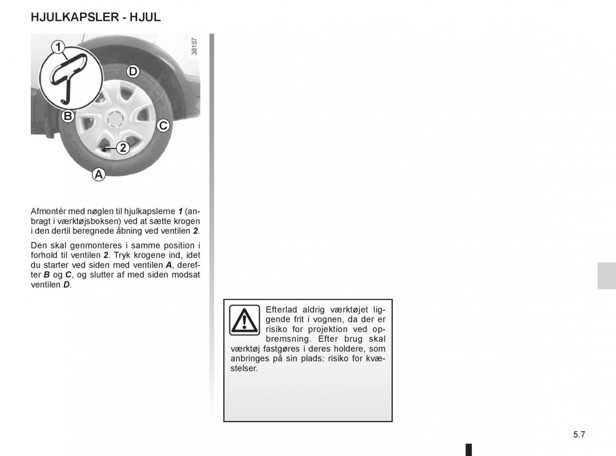 Renault Captur Bilens instruktionsbog / page 177