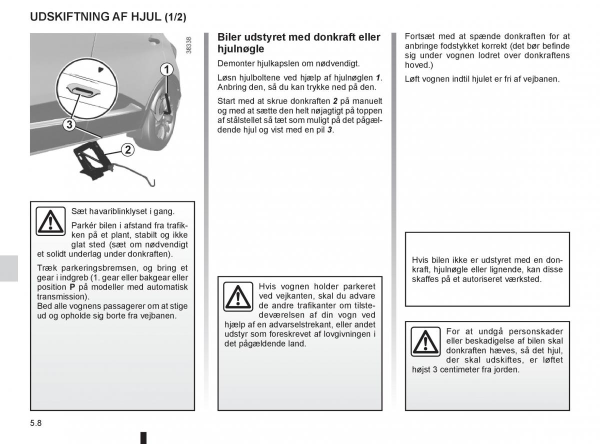 Renault Captur Bilens instruktionsbog / page 178