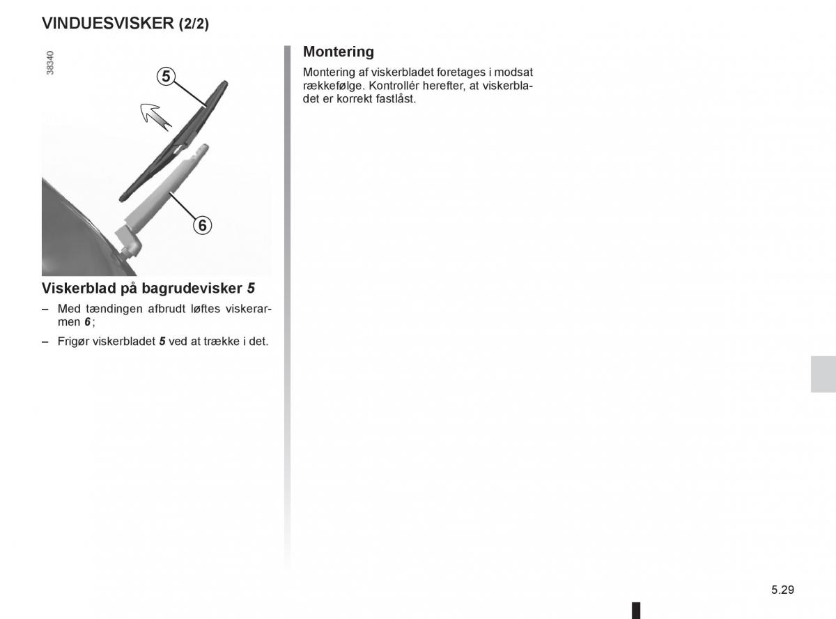 Renault Captur Bilens instruktionsbog / page 199