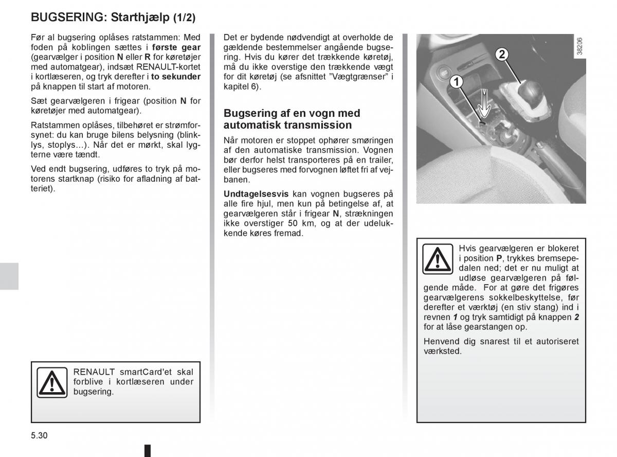 Renault Captur Bilens instruktionsbog / page 200